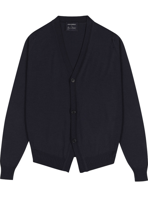 【5/15発売 JOHN SMEDLEY×Bill Nighy】Vネック長袖ニットカーディガン｜BN001 詳細画像 NO1(BN001) 3