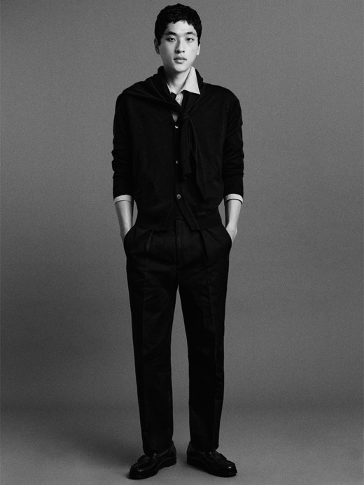 【5/15発売 JOHN SMEDLEY×Bill Nighy】Vネック長袖ニットカーディガン｜BN001 詳細画像 NO1(BN001) 6