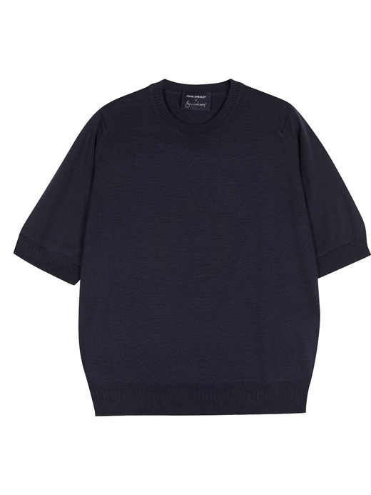 【5/15発売 JOHN SMEDLEY×Bill Nighy】クルーネック半袖ニットＴシャツ｜BN002 詳細画像 NO1(BN002) 2