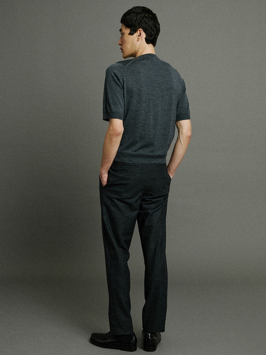 【5/15発売 JOHN SMEDLEY×Bill Nighy】クルーネック半袖ニットＴシャツ｜BN002 詳細画像 NO2(BN002) 7