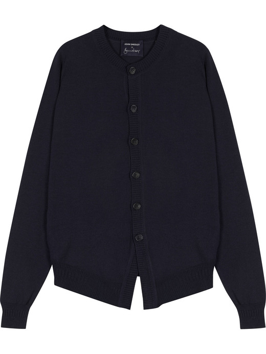 【5/15発売 JOHN SMEDLEY×Bill Nighy】クルーネック長袖ニットカーディガン｜BN004 詳細画像 NO1(BN004) 2