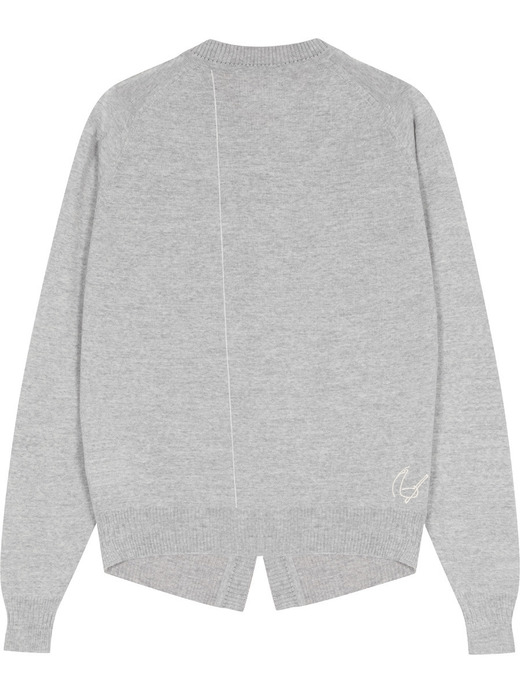 【5/15発売 JOHN SMEDLEY×Bill Nighy】クルーネック長袖ニットカーディガン｜BN004 詳細画像 NO7(BN004) 2