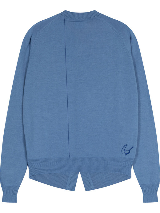 【5/15発売 JOHN SMEDLEY×Bill Nighy】クルーネック長袖ニットカーディガン｜BN004 詳細画像 NO8(BN004) 2