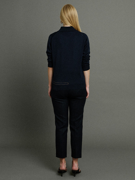 【5/15発売 JOHN SMEDLEY×Bill Nighy】長袖ニットポロシャツ｜BN007 詳細画像 NO1(BN007) 10