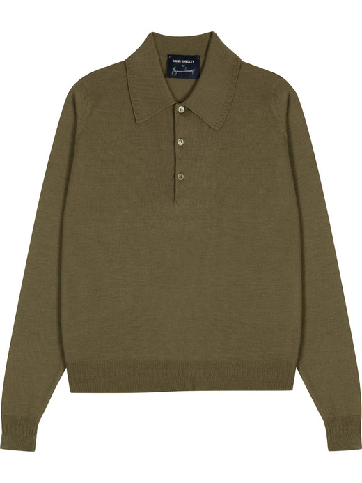 【5/15発売 JOHN SMEDLEY×Bill Nighy】長袖ニットポロシャツ｜BN007 詳細画像 NO6(BN007) 2