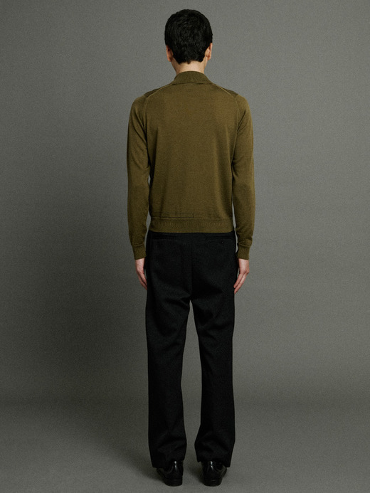 【5/15発売 JOHN SMEDLEY×Bill Nighy】長袖ニットポロシャツ｜BN007 詳細画像 NO6(BN007) 6