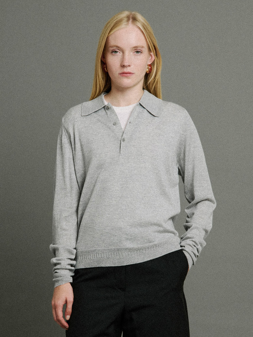 【5/15発売 JOHN SMEDLEY×Bill Nighy】長袖ニットポロシャツ｜BN007 詳細画像 NO7(BN007) 5