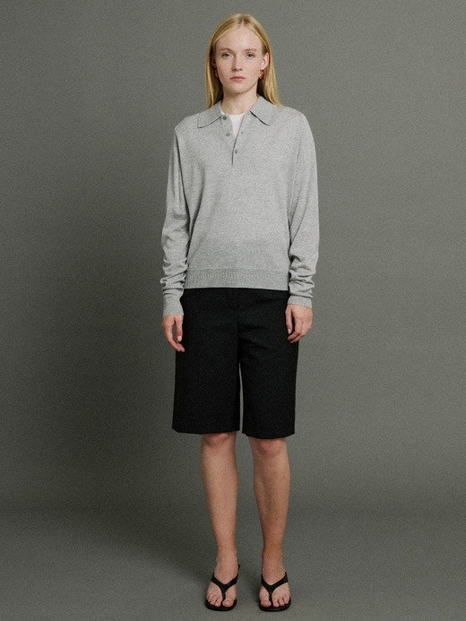 【5/15発売 JOHN SMEDLEY×Bill Nighy】長袖ニットポロシャツ｜BN007 詳細画像 NO7(BN007) 6