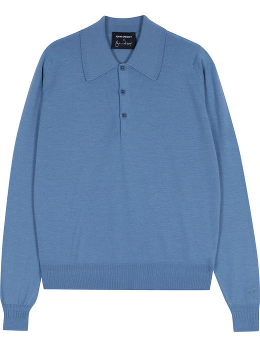 【5/15発売 JOHN SMEDLEY×Bill Nighy】長袖ニットポロシャツ｜BN007 詳細画像 NO8(BN007) 2