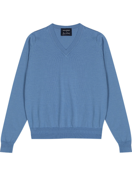 【5/15発売 JOHN SMEDLEY×Bill Nighy】Vネック長袖プルオーバー｜BN008 詳細画像 NO8(BN008) 1