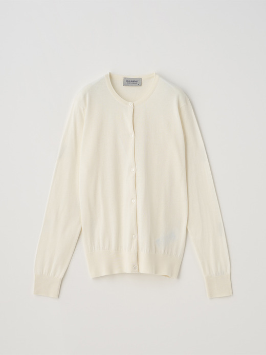 長袖コットンニットカーディガン | ELINOR | 30G MODERN FIT 詳細画像 STARCH 1