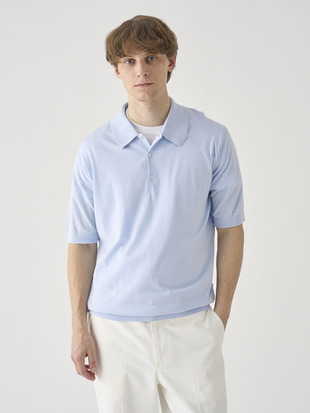 半袖コットンニットクラシックポロシャツ | ISIS | 30G EASY FIT