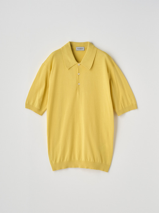 半袖コットンニットクラシックポロシャツ | ISIS | 30G EASY FIT 詳細画像 POLLEN 2