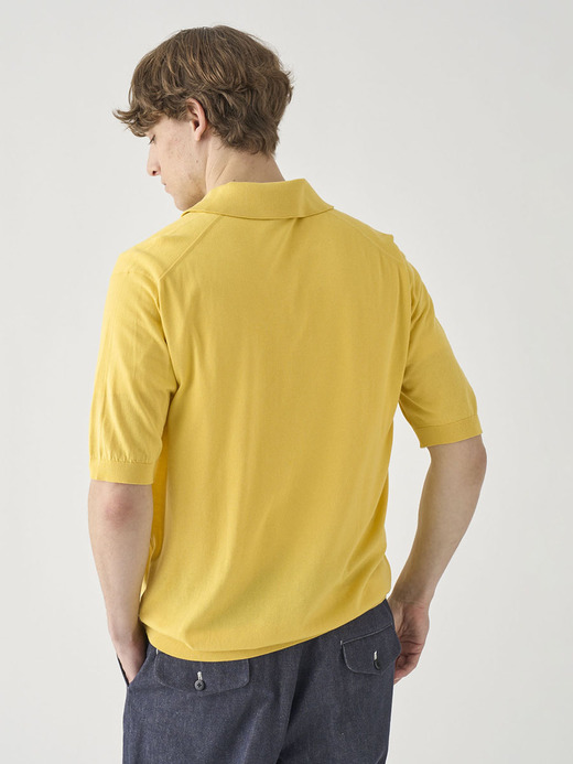 半袖コットンニットクラシックポロシャツ | ISIS | 30G EASY FIT 詳細画像 POLLEN 5