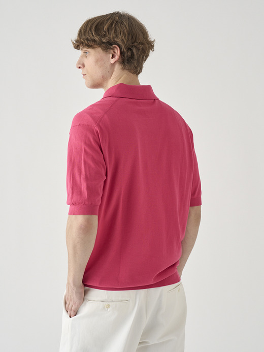 半袖コットンニットクラシックポロシャツ | ISIS | 30G EASY FIT 詳細画像 ROSEBURN 5