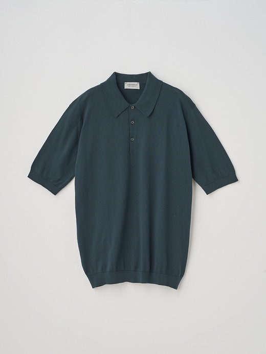 半袖コットンニットクラシックポロシャツ | ISIS | 30G EASY FIT 詳細画像 RAINFOREST 1