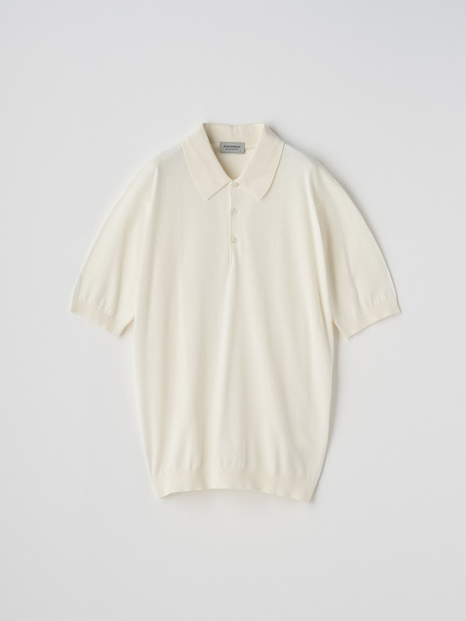 半袖コットンニットクラシックポロシャツ | ISIS | 30G EASY FIT 詳細画像 STARCH 1