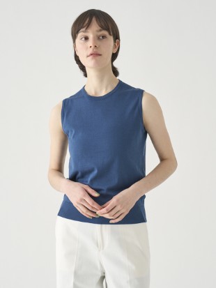 ノースリーブコットンニットプルオーバー | KERRY | 30G MODERN FIT