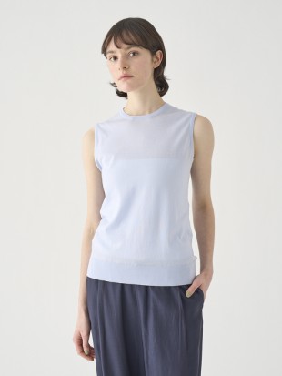 ノースリーブコットンニットプルオーバー | KERRY | 30G MODERN FIT