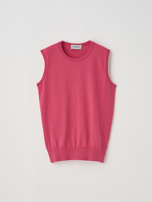 ノースリーブコットンニットプルオーバー | KERRY | 30G MODERN FIT