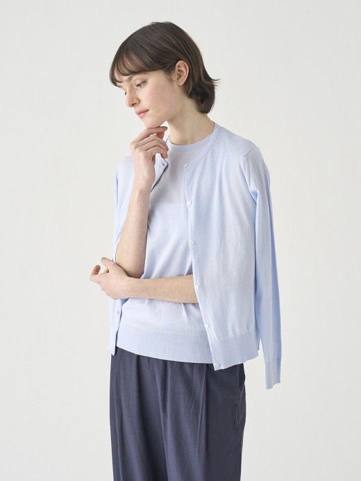 ノースリーブコットンニットプルオーバー | KERRY | 30G MODERN FIT 詳細画像 DEW 9