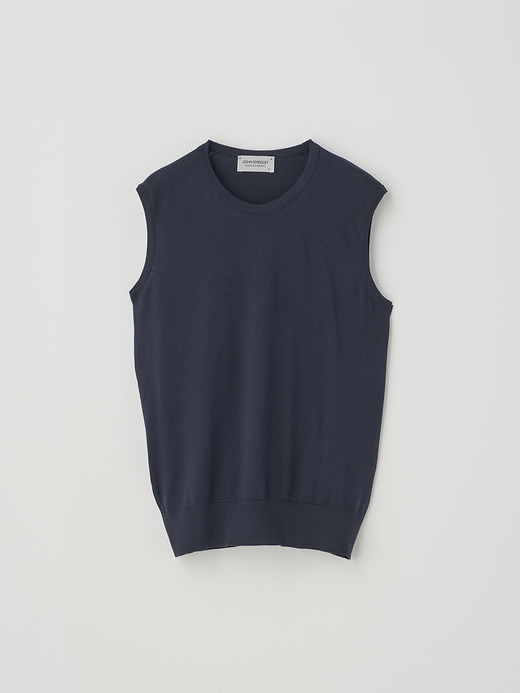 ノースリーブコットンニットプルオーバー | KERRY | 30G MODERN FIT 詳細画像 NAVY 2