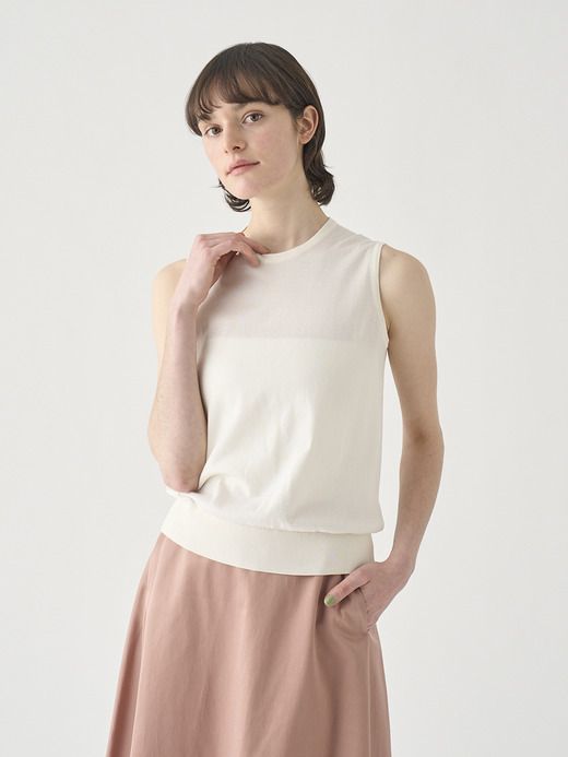 ノースリーブコットンニットプルオーバー | KERRY | 30G MODERN FIT 詳細画像 STARCH 3