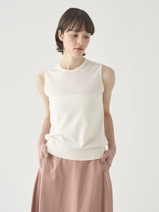 ノースリーブコットンニットプルオーバー | KERRY | 30G MODERN FIT 詳細画像 STARCH 4