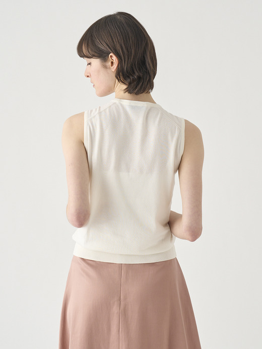 ノースリーブコットンニットプルオーバー | KERRY | 30G MODERN FIT 詳細画像 STARCH 9