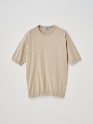 半袖コットンニットＴシャツ | KIELL | 30G MODERN FIT