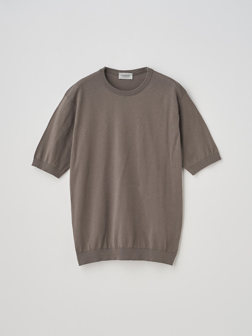半袖コットンニットＴシャツ | KIELL | 30G MODERN FIT 詳細画像 BEIGE MUSK 1