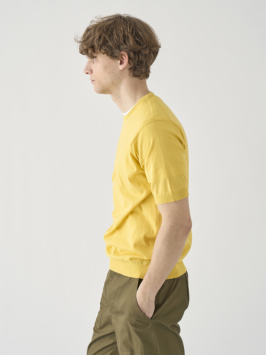 半袖コットンニットＴシャツ | KIELL | 30G MODERN FIT 詳細画像 POLLEN 6