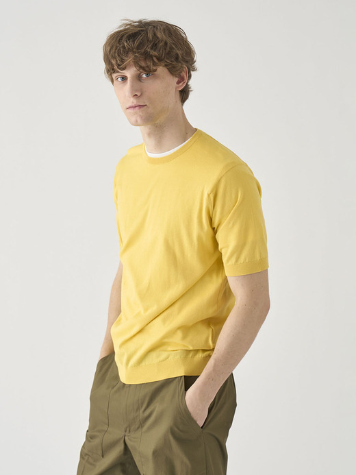 半袖コットンニットＴシャツ | KIELL | 30G MODERN FIT 詳細画像 POLLEN 7