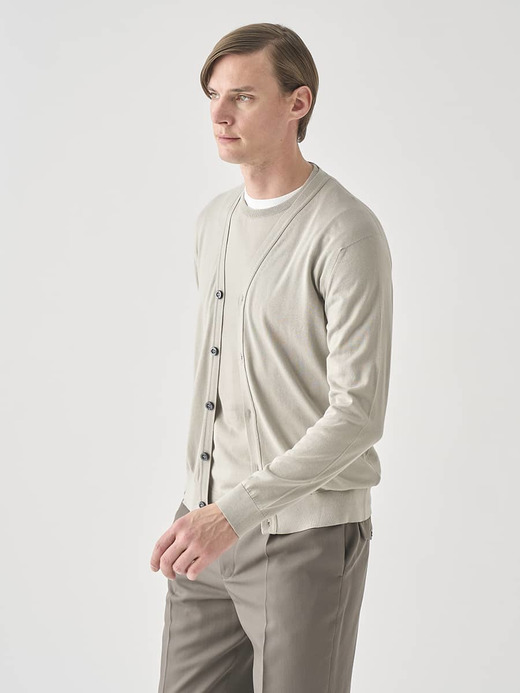 半袖コットンニットＴシャツ | KIELL | 30G MODERN FIT 詳細画像 PARCHMENT 8