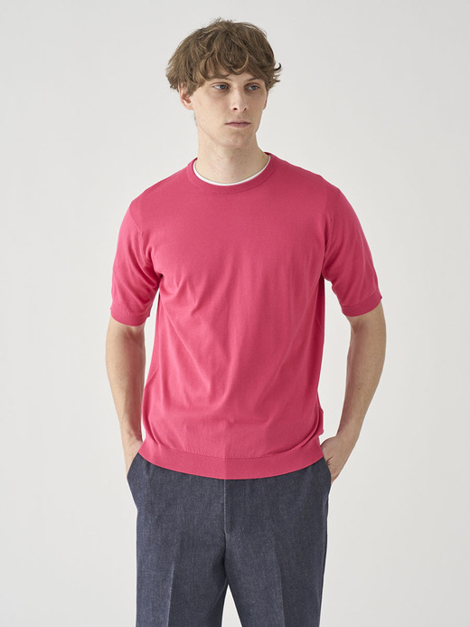 半袖コットンニットＴシャツ | KIELL | 30G MODERN FIT 詳細画像 ROSEBURN 4