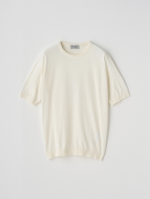 半袖コットンニットＴシャツ | KIELL | 30G MODERN FIT 詳細画像 STARCH 2