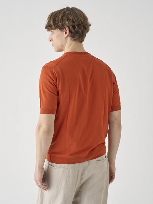半袖コットンニットＴシャツ | KIELL | 30G MODERN FIT 詳細画像 WYVERN RED 5
