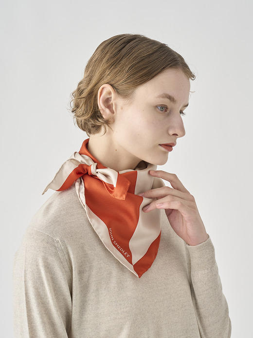 bicolor Silk Scarf | SF752 詳細画像 NO3(L03530SF752_ＨＷＯxＧＦＣ) 4