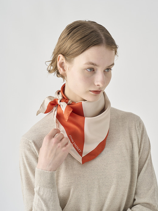 bicolor Silk Scarf | SF752 詳細画像 NO3(L03530SF752_ＨＷＯxＧＦＣ) 5