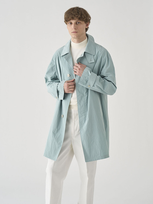 撥水グログラン バルマカーンコート ｜FC256 詳細画像 NO2(L03620FC256_ミント) 3