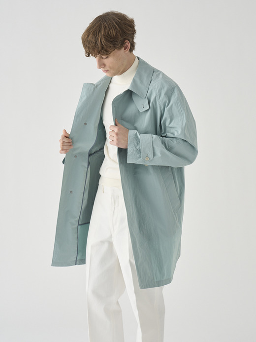 撥水グログラン バルマカーンコート ｜FC256 詳細画像 NO2(L03620FC256_ミント) 4