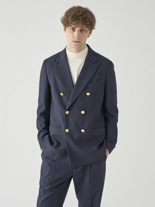 バーズアイダブルブレストジャケット ｜FJ251