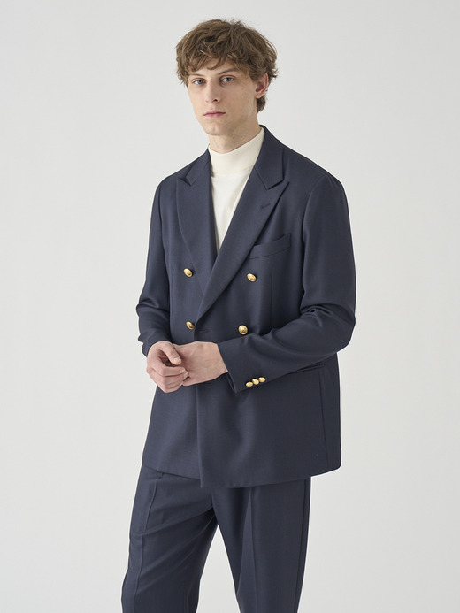 バーズアイダブルブレストジャケット ｜FJ251 詳細画像 NO1(L03620FJ251_ネイビー) 3