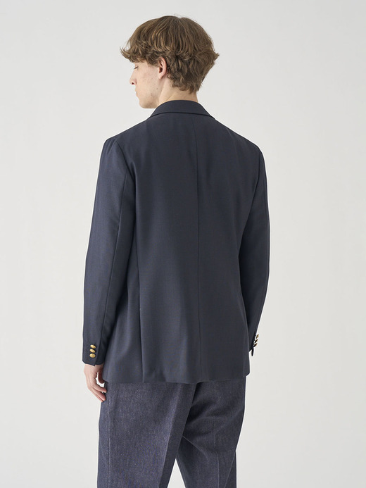 バーズアイダブルブレストジャケット ｜FJ251 詳細画像 NO1(L03620FJ251_ネイビー) 7