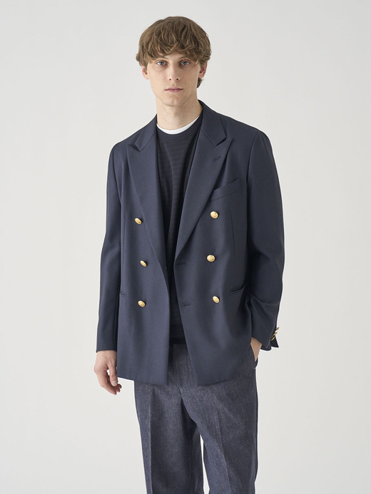 バーズアイダブルブレストジャケット ｜FJ251 詳細画像 NO1(L03620FJ251_ネイビー) 9