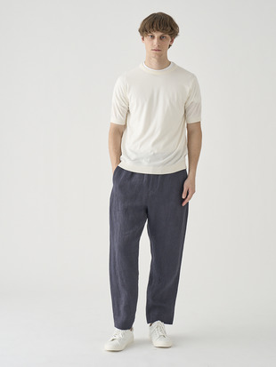 リネンジャガード イージーパンツ ｜FP255