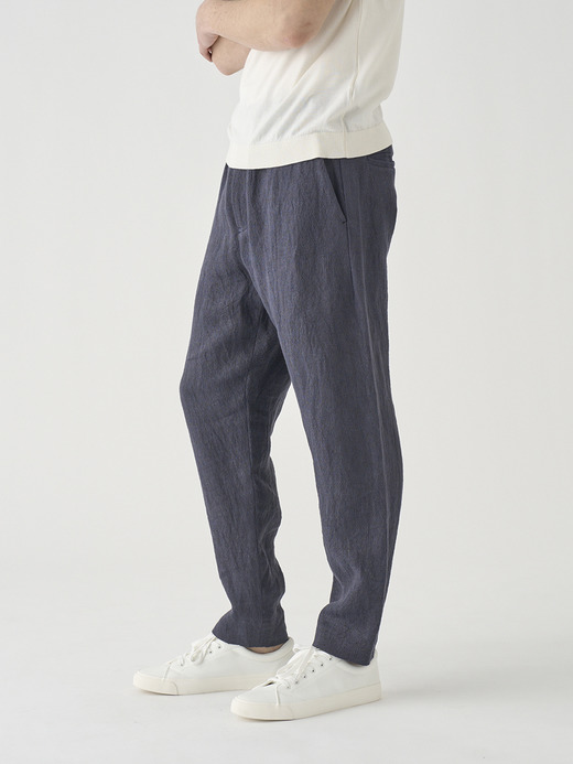 リネンジャガード イージーパンツ ｜FP255 詳細画像 NO1(L03620FP255_ネイビー) 5