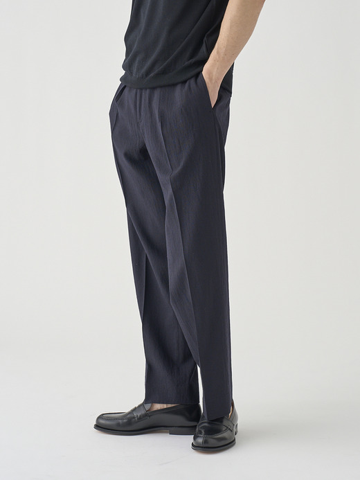 ウォッシュドウールホップサック　テーパードトラウザー ｜FP260 詳細画像 NO1(L03620FP260_ネイビー) 3