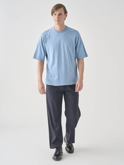 SUPER100’Sトロピカルウールイージーパンツ ｜FP268 詳細画像 NO3(L03620FP268_ネイビー) 1