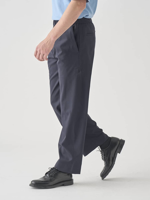 SUPER100’Sトロピカルウールイージーパンツ ｜FP268 詳細画像 NO3(L03620FP268_ネイビー) 5